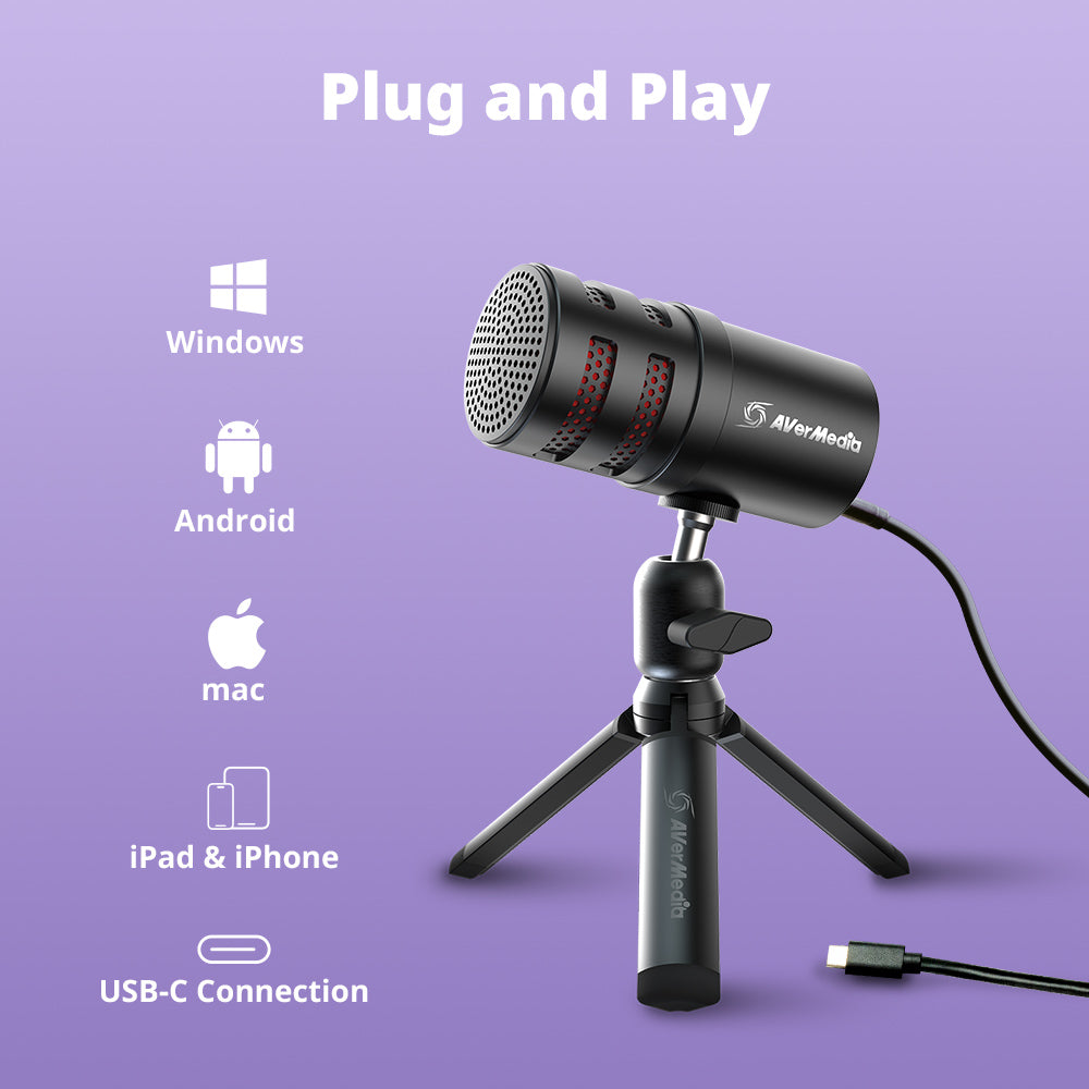 AVerMedia VERSATI go USB Condenser Microphone AM310G2