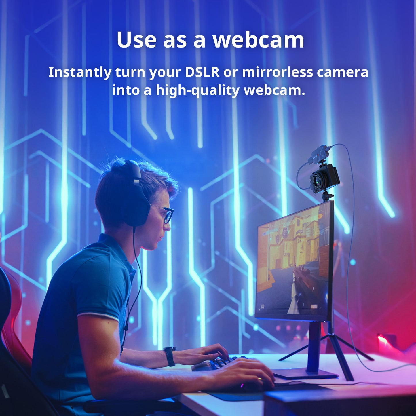 AVerMedia 4K60 HDMI Capture Card for DSLR, Camcorder, GoPro, Low Latency for Live Streaming & Video Conferencing on OBS, Zoom, Twitch, Compatible with Windows, Mac, iPad, and PC - CamStream 4K BU113G2 White