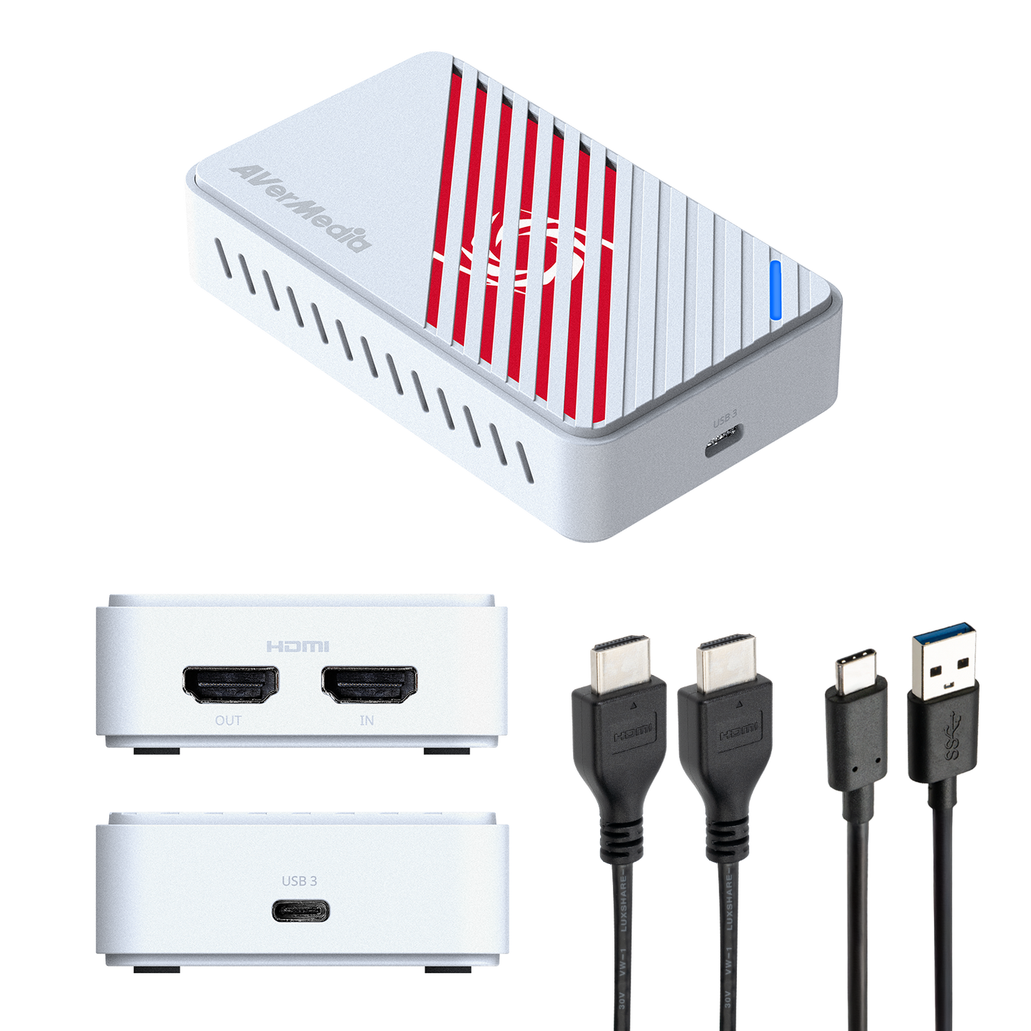 AVerMedia GC553Pro Live Gamer ULTRA S 4K HDMI Capture Card for Game Capture-White