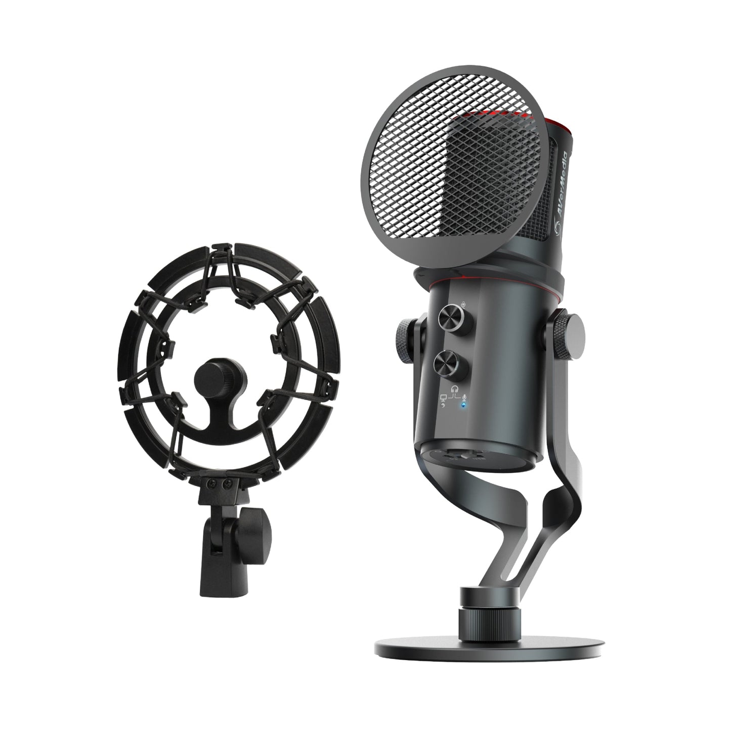 AVerMedia AM350 Live Streamer Microphone Bundle with Mic Arm