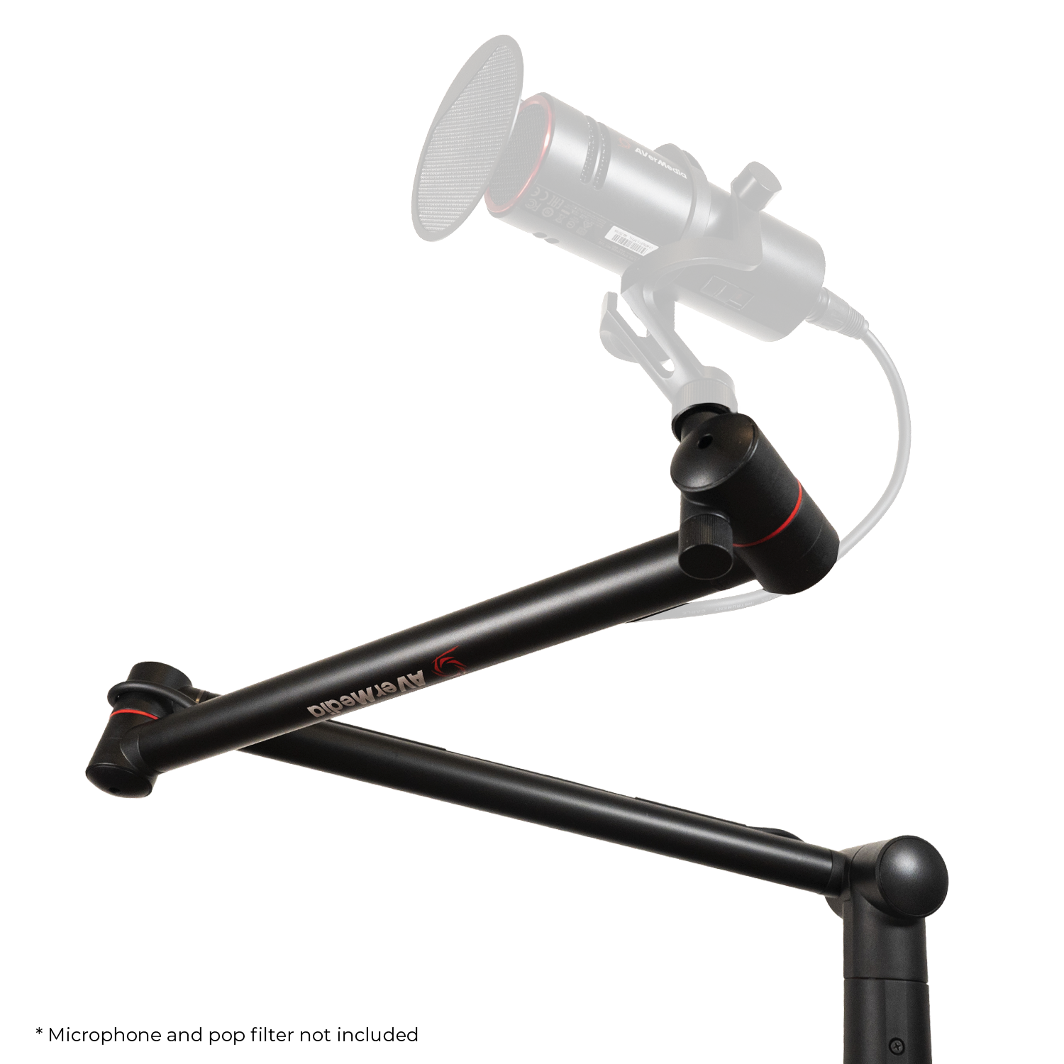 AVerMedia マイクアーム BA311 SP1029 ブラック BA311 Adjustable Microphone Boom Arm for Live Streaming