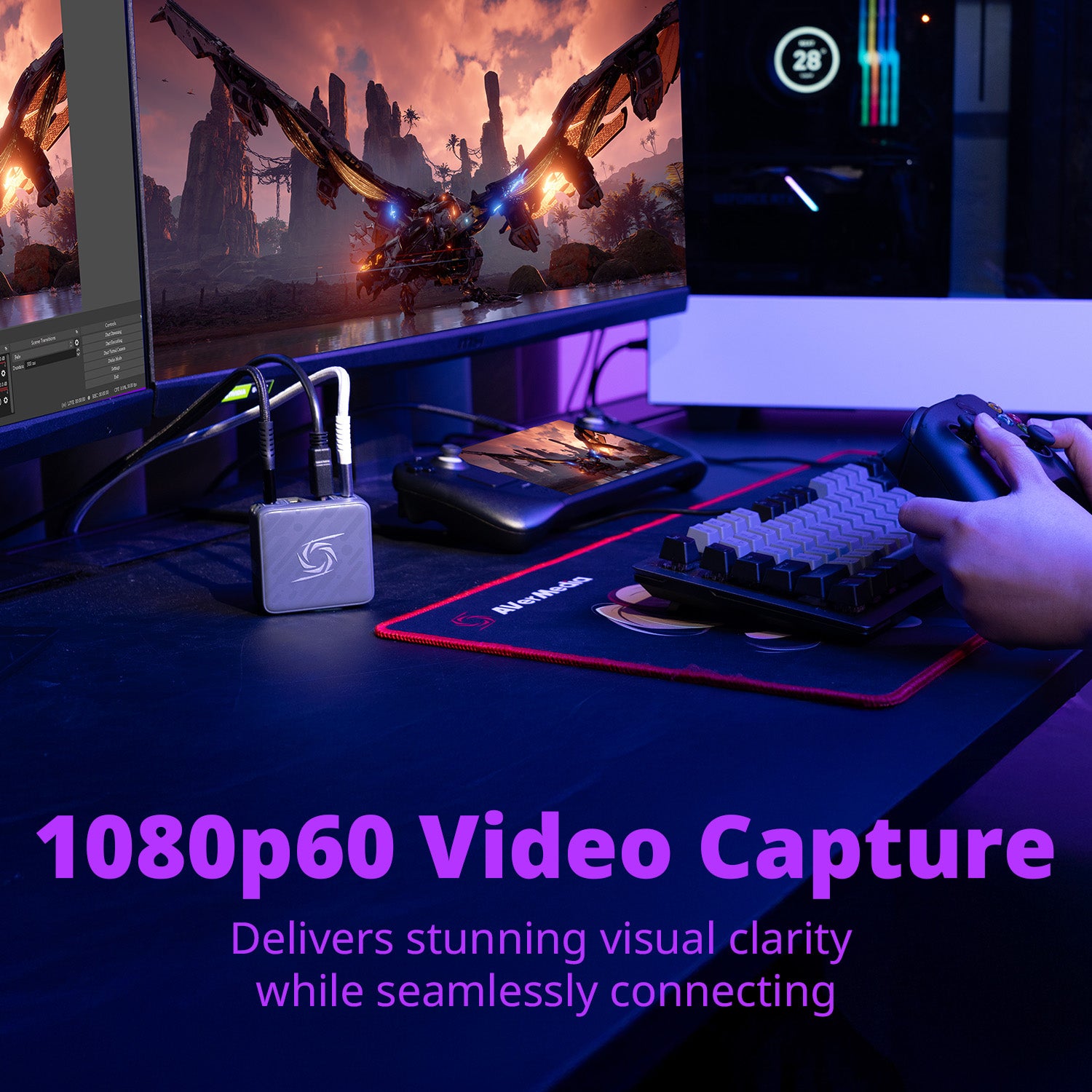 Go Capture Problem GC313 PRO ELITE GO Capture Card and Chager for Nintendo Switch-Black ...