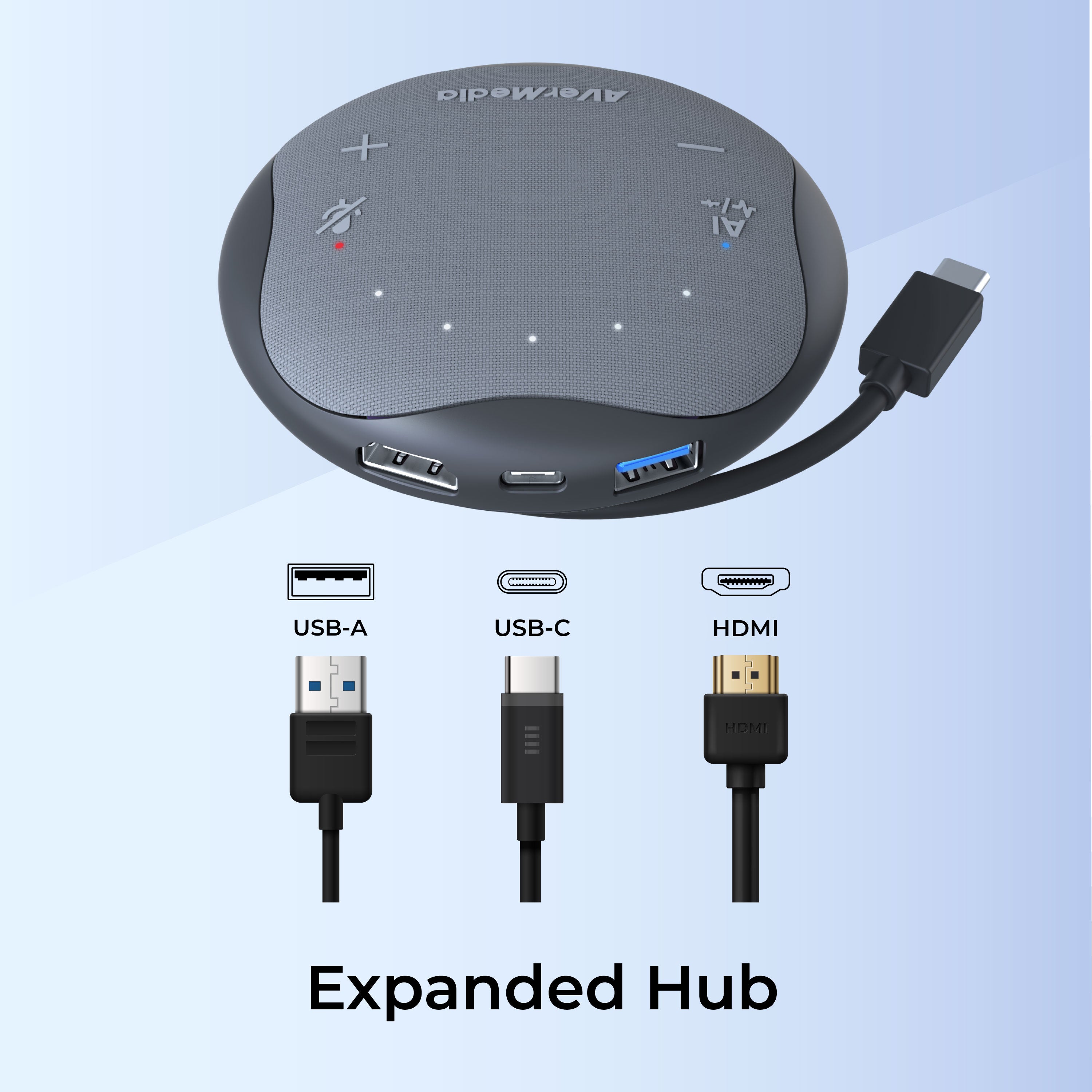 AS315 Conference Speakerphone & Docking Station for Laptop 