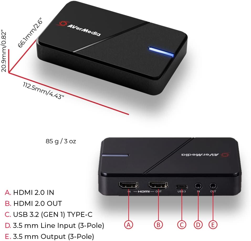 GC551G2 4K30 VRR Support Capture Card for Streaming AVerMedia