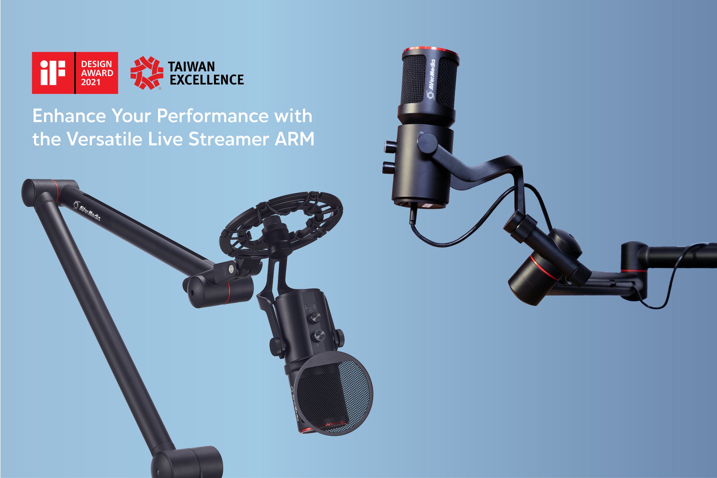 Limited Edition] AVerMedia AM350 Live Streamer Microphone Kit
