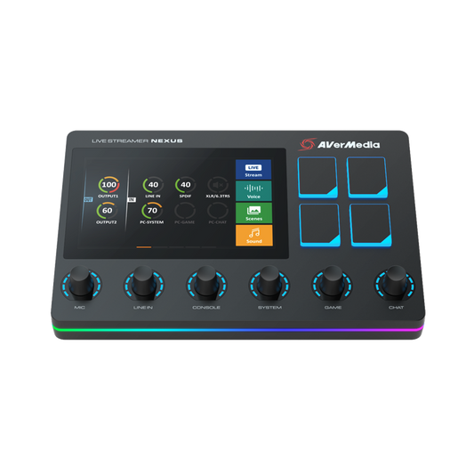 Audio Control Center for Twitch Streaming