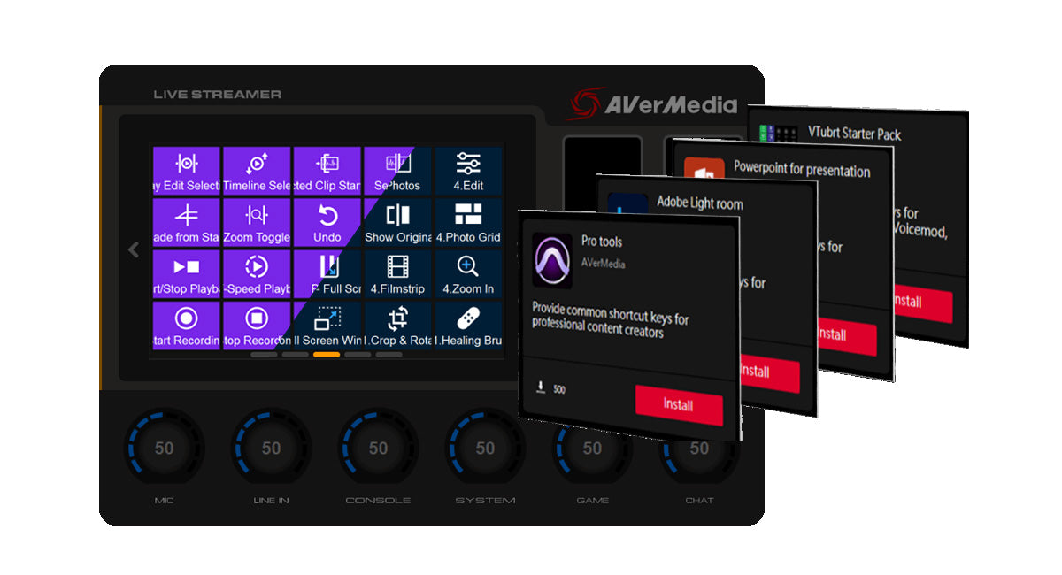 AX310 Creator's Control Center for Streamers | AVerMedia 