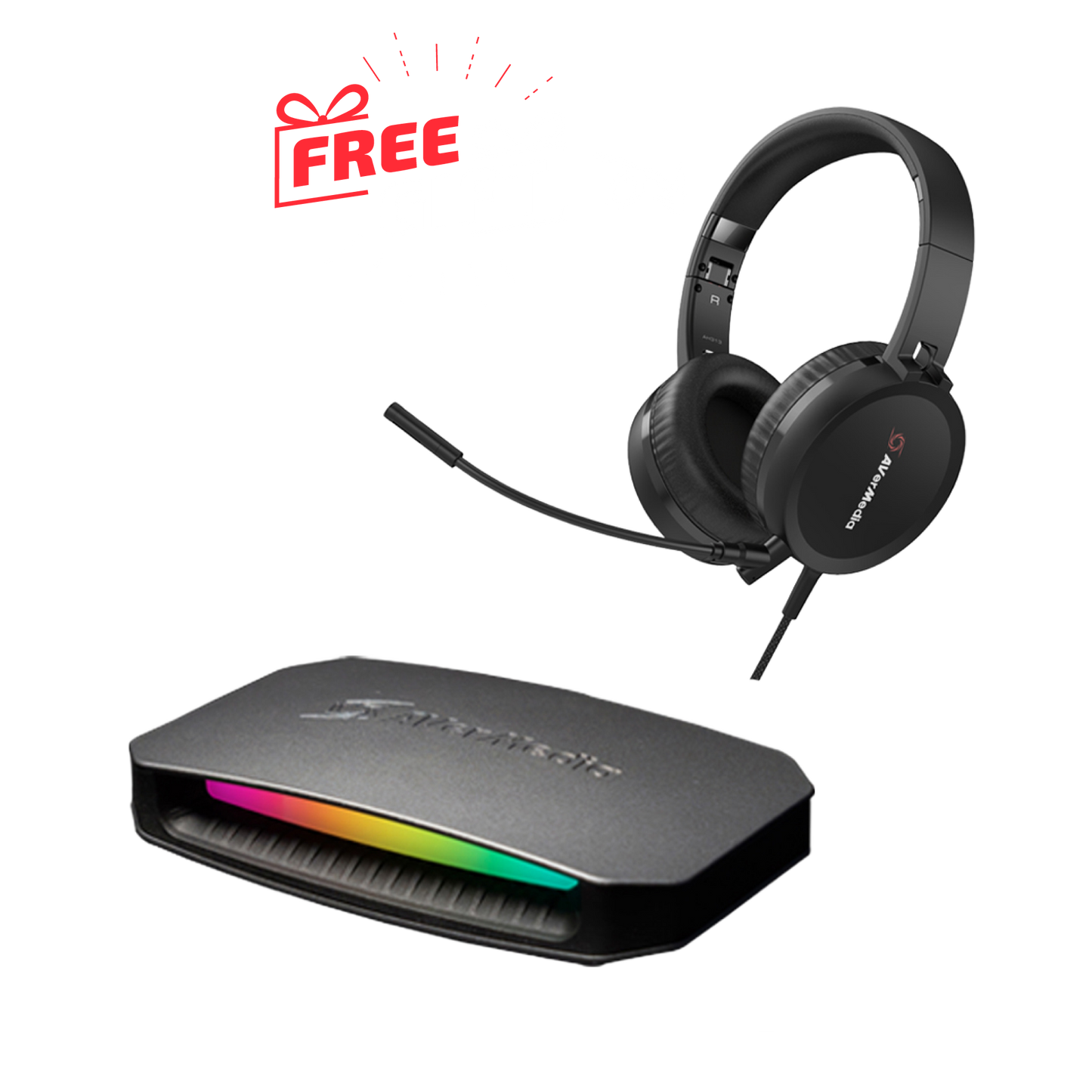 [Special Bundle] HDMI 2.1 Capture Card GC553G2 & USB Headset AH313 Gaming Headset