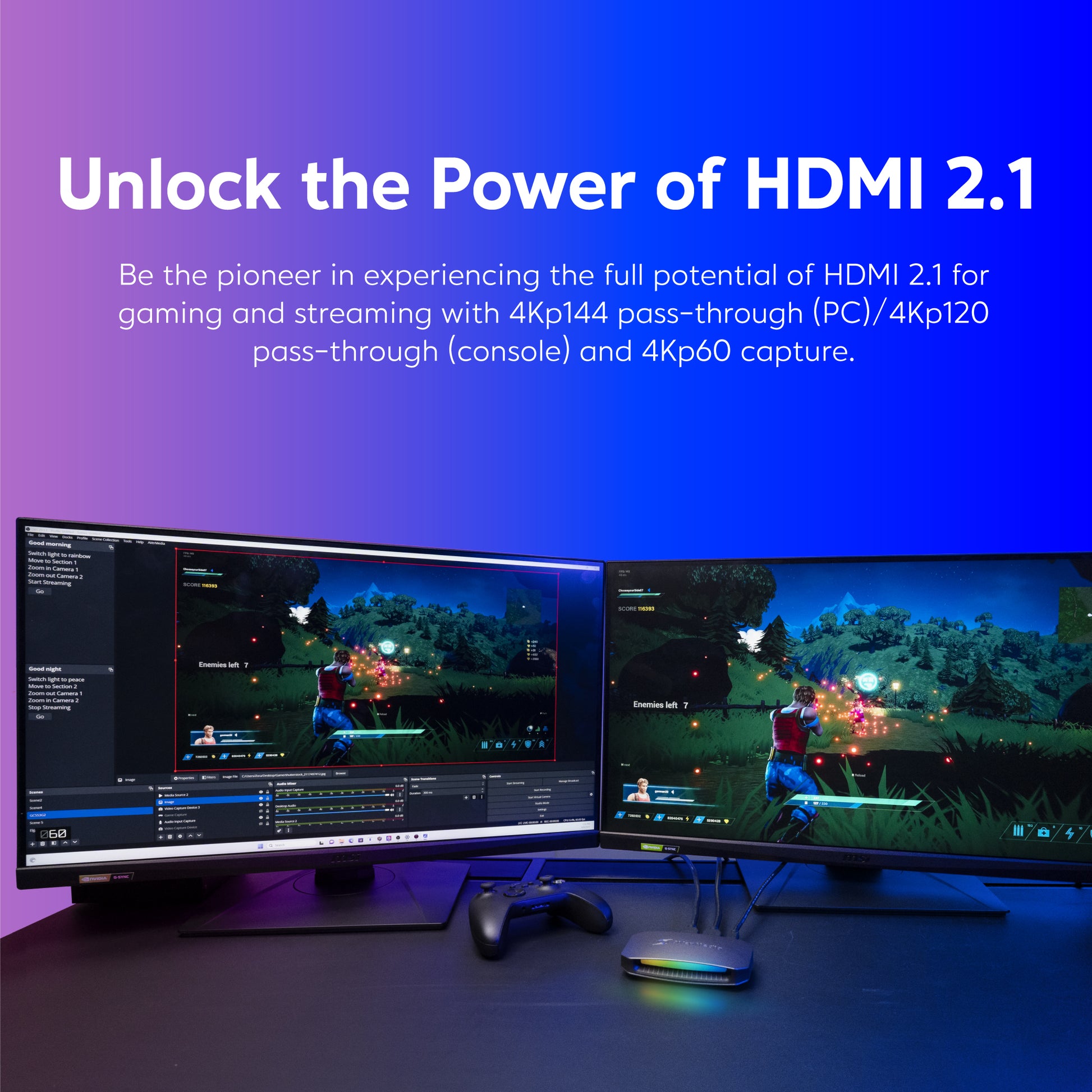 Next-gen gaming with HDMI 2.1