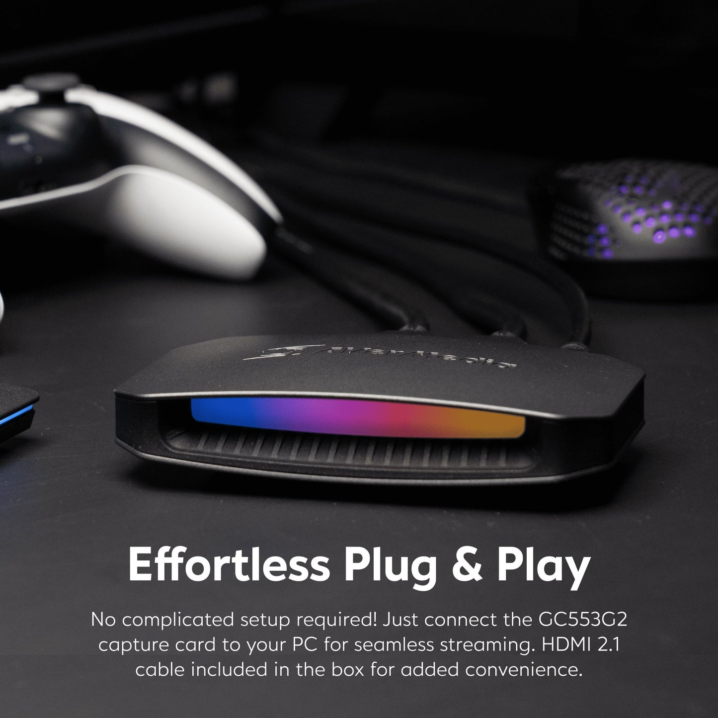 [Special Bundle] HDMI Capture Card GC553G2 & SonicWave GH335 3.5mm Input Gaming Headset