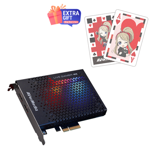 [Special Bundle] AVerMedia GC573 Live Gamer 4K Capture Card & Elena Poker Cards