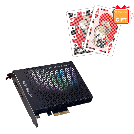 [Special Bundle] AVerMedia GC573 Live Gamer 4K Capture Card & Elena Poker Cards