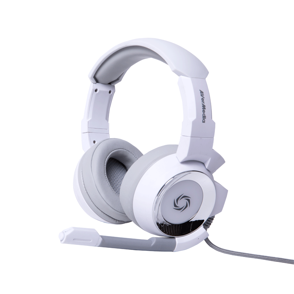 AVerMedia SonicWave GH335, 3.5mm Input Gaming Headset - White