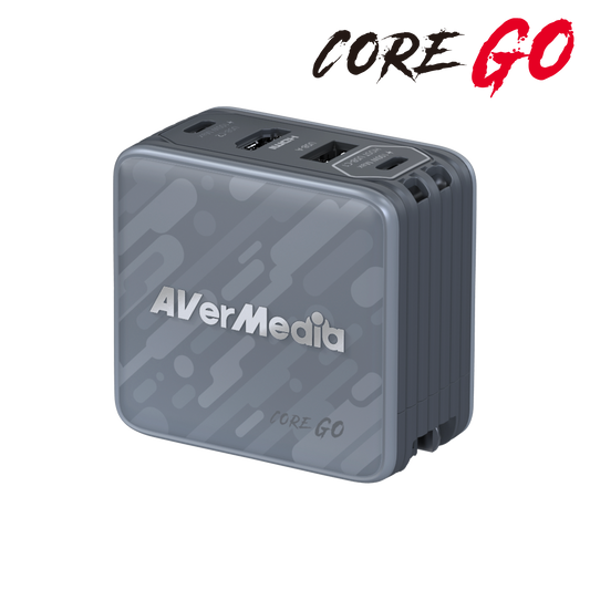 AVerMedia GC313 CORE GO Portable Charger for Nintendo Switch-Black
