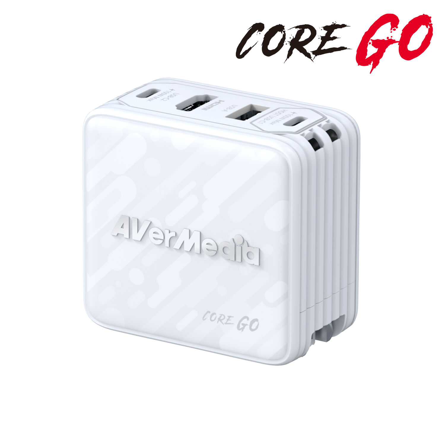 AVerMedia GC313 CORE GO Portable Charger for Nintendo Switch-White