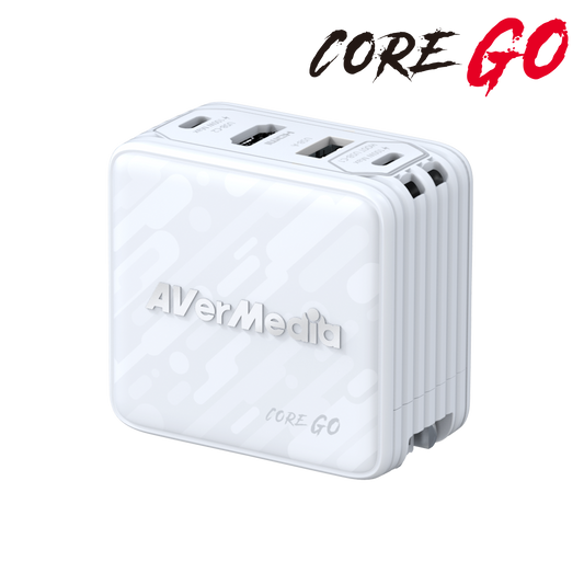 AVerMedia GC313 CORE GO Portable Charger for Nintendo Switch-White