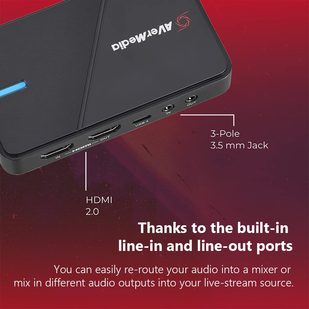hdmi capture card with 3.5mm jacks