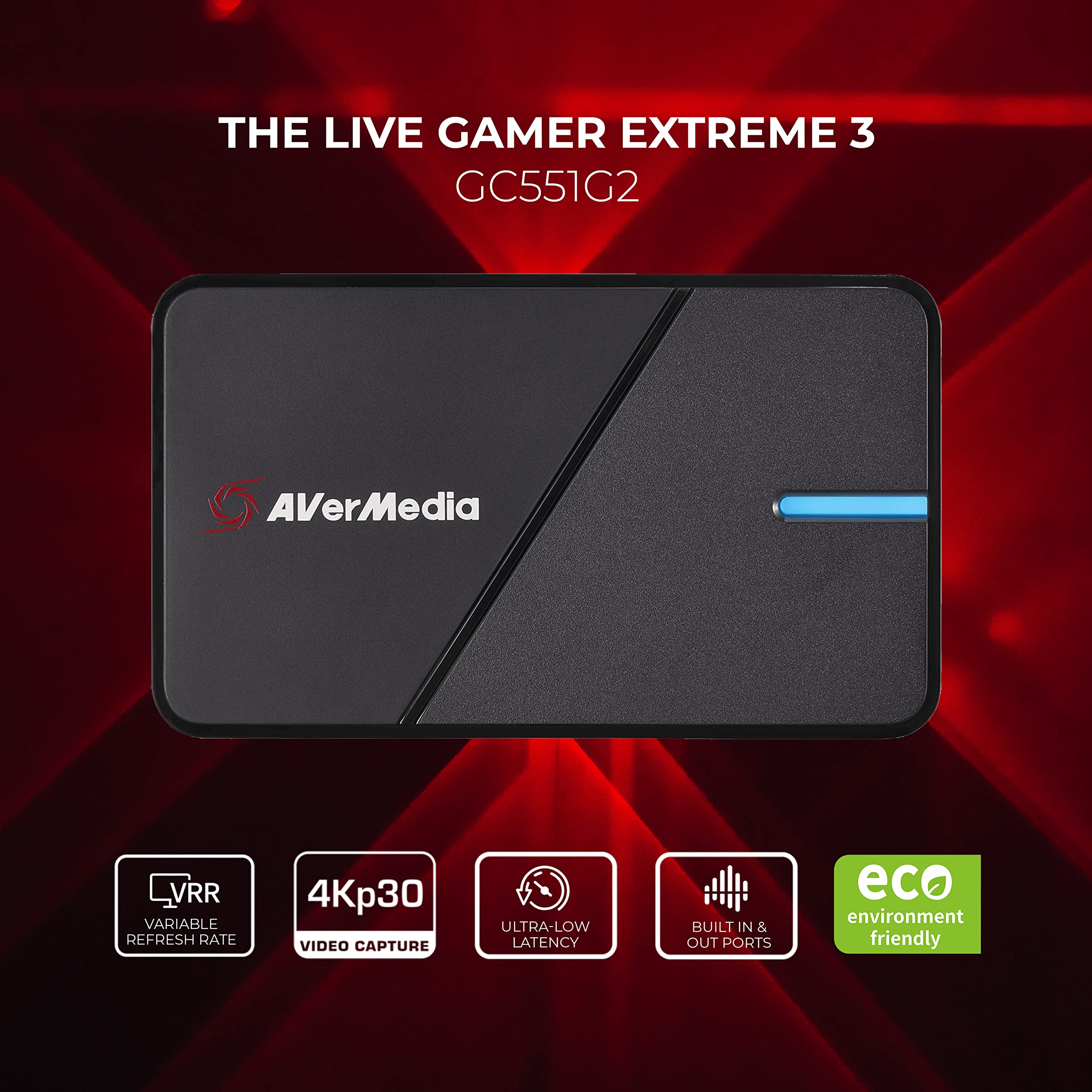 GC551G2 4K30 VRR Support Capture Card for Streaming | AVerMedia