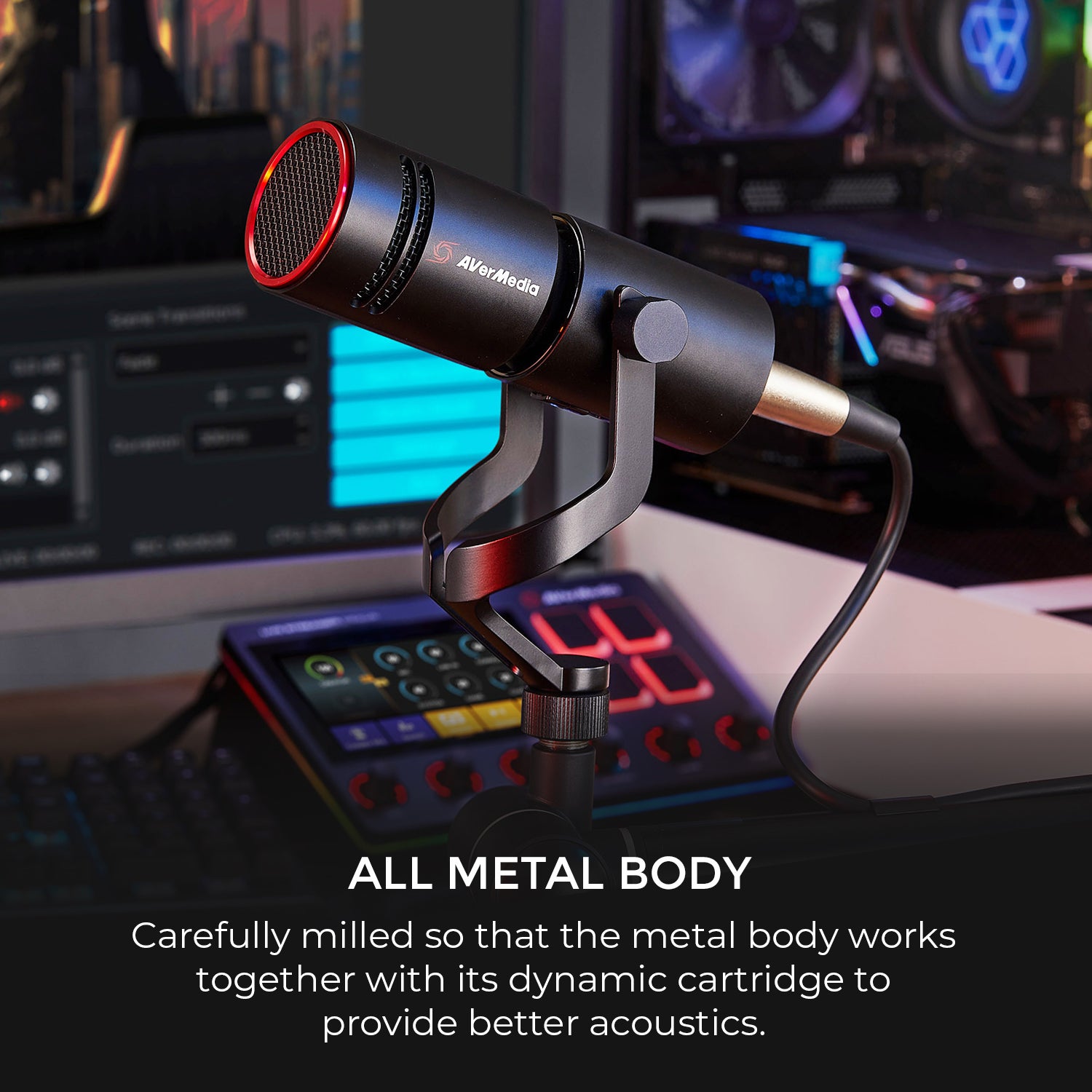 AM330 Dynamic XLR Microphone for Live Streaming | AVerMedia 