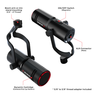 AM330 Dynamic XLR Microphone for Live Streaming | AVerMedia