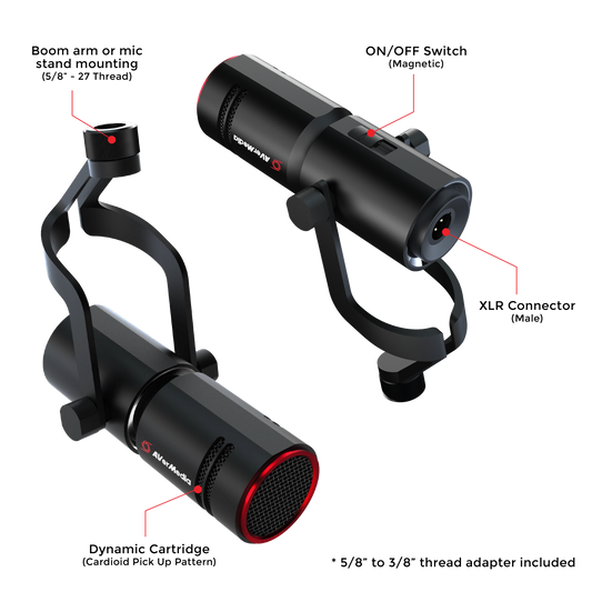 AM330 Dynamic XLR Microphone for Live Streaming