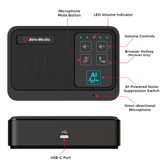 AS311 Conference AI Speakerphone for Meeting Room