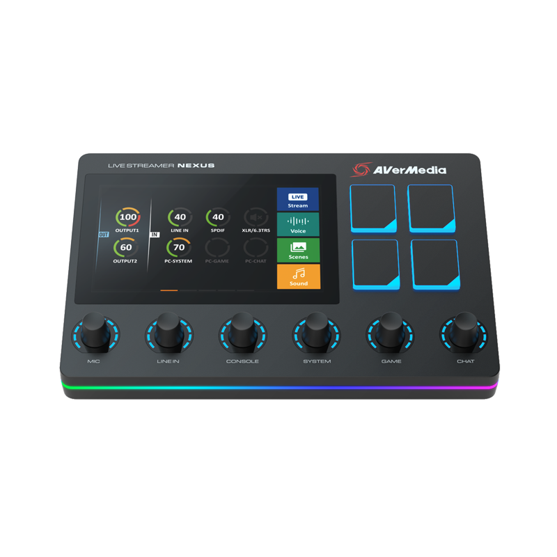 Live Streaming and Broadcasting Bundle (Mic+Control Panel)