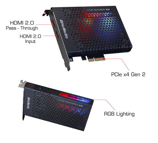 4K60 HDR10 Internal Capture Card for Streaming