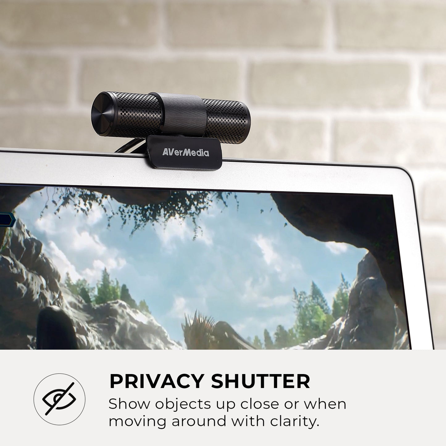 Privacy shutter: Show objects up close or when moving around with clarity.
