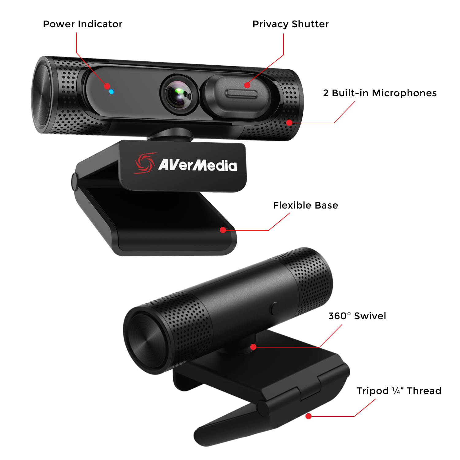 1080p60 Wide Angle Webcam