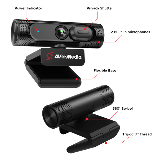 1080p60 Wide Angle Webcam