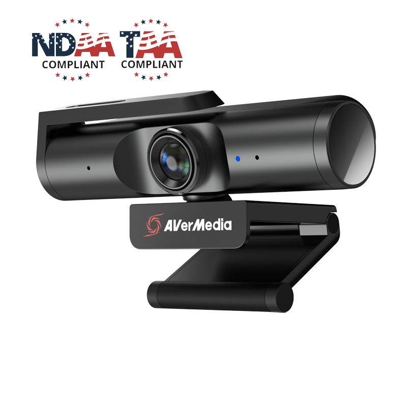 PW513L 4K Webcam with Light for Gamers | AVerMedia