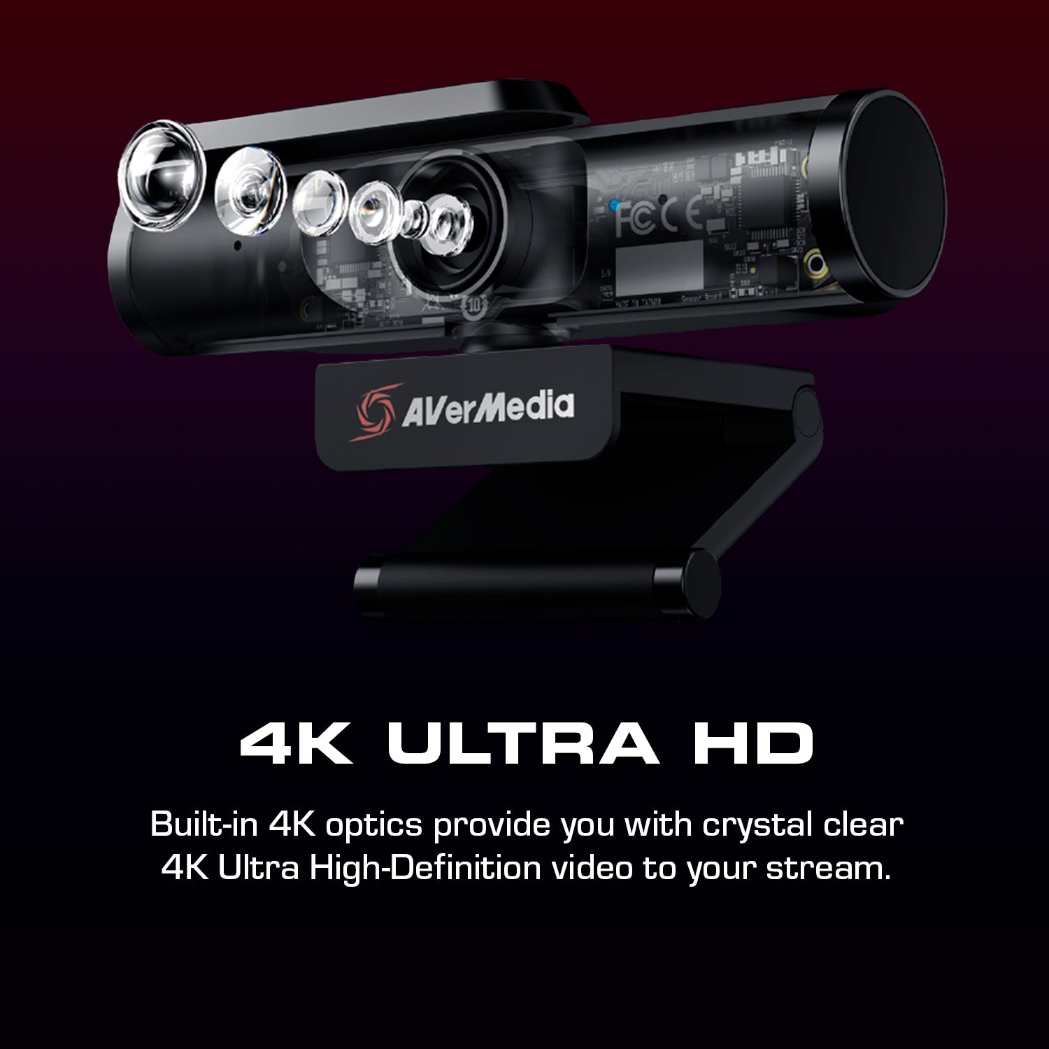 AVerMedia PW513 Live Streamer 4K CAM 513 Webcam